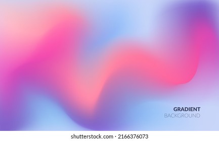 Vibrant Gradient Background  Blurred Color Wave  Vector EPS 