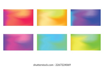 Vibrant Gradient Background. Blurred Color Wave. Vector EPS for design as banner, ads, and presentation concept.