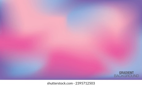 Vibrant Gradient Background. Blurred Color Wave. Vector EPS.