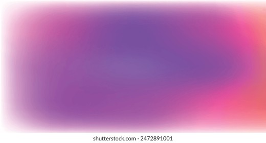 Vibrant Gradient Background. Blurred Color Wave. Vector EPS.
