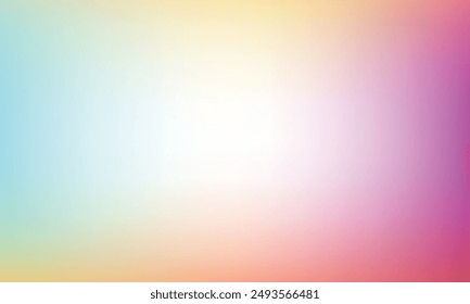 Vibrant Gradient Background. Blurred Color. Vector EPS.