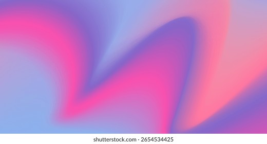 Vibrant Gradient Background. Blurred Color Wave. Vector EPS.