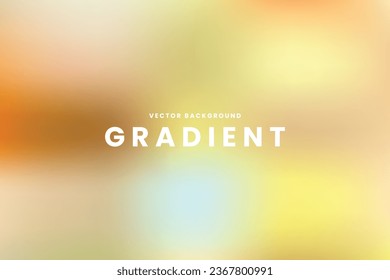 Vibrant Gradient Background. Blurred Gold Color Wave