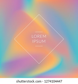 Vibrant gradient background. Colored fluid graphic background. Vector trendy liquid color background. Fluid blurred gradient background