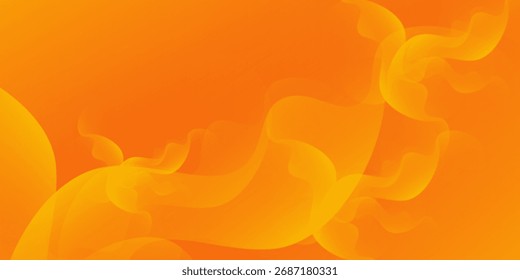 A vibrant gradient background features a combination of orange and yellow hues with soft, natural modern nice abstract