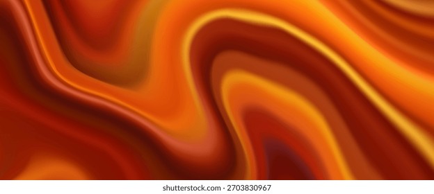 Un fondo degradado vibrante presenta una combinación de tonos naranjas y amarillos con texturas suaves y onduladas. fondo de fuego. fondo amarillo.