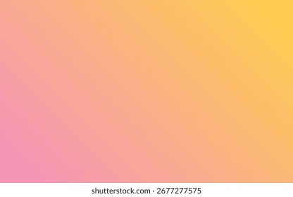 A vibrant gradient background featuring a blend of pink, orange, and yellow hues. Perfect for adding a modern and colorful touch to any design project.