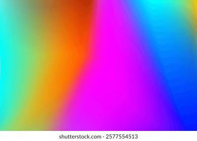 Vibrant Gradient Background Featuring Multicolor Abstract Blend in Rainbow Tones