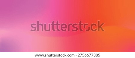 Vibrant gradient background with pink and orange hues. The background features a smooth, flowing texture with pink and orange tones. Minimal abstract flow line vector gradient background