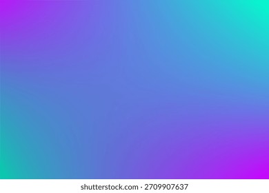 Lebhafter Farbverlauf-Hintergrund mit violettem, blauem, türkisem und magentafarbenem Hintergrund. Ideal für technische, kreative und Marketing-Visuals, Präsentationen, Poster