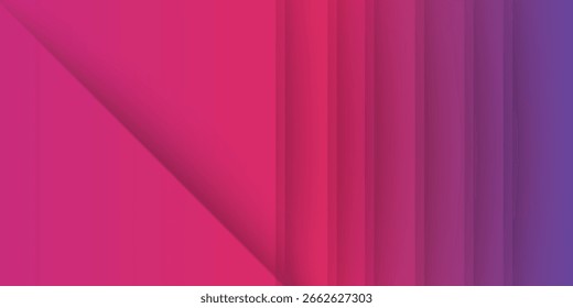 Fundo de gradiente vibrante com tons roxos e vermelhos. Fundo apresenta transições suaves, estilo colorido moderno com gradiente roxo e vermelho. Plano de fundo do vetor gráfico de gradiente abstrato mínimo
