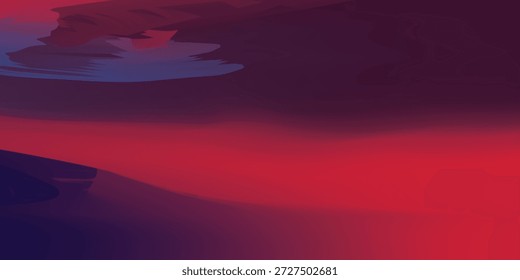 Fondo degradado vibrante de tonos rojos, azules y oscuros