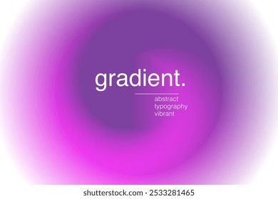 Vibrant Gradient Background with Smooth Transition of Colors