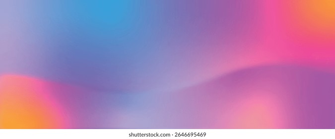 Vibrant gradient background with smooth transitions of blue and pink. The background features a soft, colorful texture with blue and pink hues. Minimal abstract gradient vector background