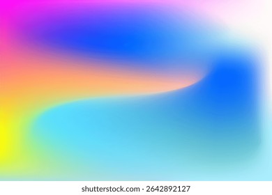 Vibrant Gradient Background with Smoothly Transitioning Colors in Light and Cool Tones. soft color transitions in blue, orange, and pink hues. Ideal for creative projects