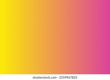 A vibrant gradient background transitioning smoothly from yellow to orange and pink, radiating energy, warmth, and playfulness.