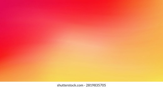 A vibrant gradient background transitioning smoothly from deep red to bright yellow. No objects present.