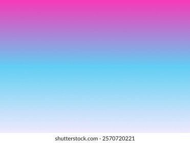 A vibrant gradient background transitioning from vivid pink at the top, blending into soft purple, and finally fading into a light blue, creating a lively and refreshing aesthetic.