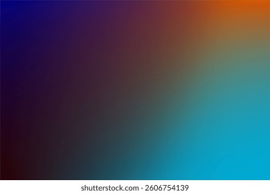 Vibrant gradient background transitions between orange, blue, and purple hues, providing a modern and stylish design for creative applications, websites, presentations, and digital  artwork.