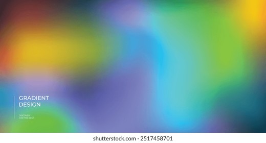 Vibrant gradient background vector. Abstract trendy modern design wallpaper for landing page, covers, Brochures, flyers, Presentations, Banner. Vector illustration.