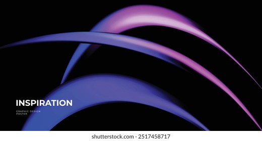 Vibrant gradient background vector. Abstract trendy modern design wallpaper for landing page, covers, Brochures, flyers, Presentations, Banner. Vector illustration.