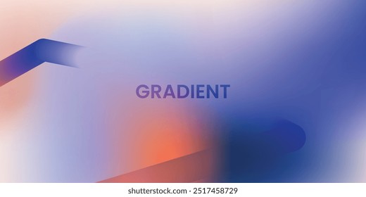 Vibrant gradient background vector. Abstract trendy modern design wallpaper for landing page, covers, Brochures, flyers, Presentations, Banner. Vector illustration.