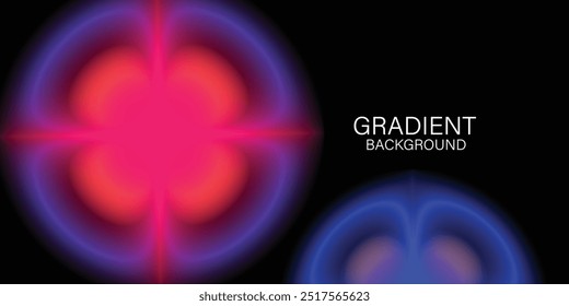 Vibrant gradient background vector. Abstract trendy modern design wallpaper for landing page, covers, Brochures, flyers, Presentations, Banner. Vector illustration.