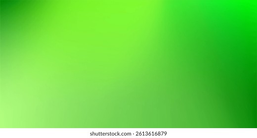 Vibrant Gradient Background Vector  With Shades of Bright Green Transitioning Smoothly