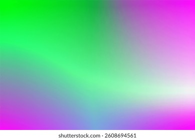 Vibrant Gradient Blend of Green neon and Pink Colors with a Soft Abstract Design