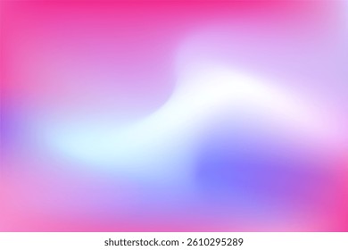 Vibrant Gradient Blur Background Vector in Pink, Purple, and White Tones. sky background elegant