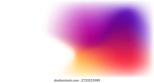 Vibrant Gradient Blur,Glowing Background with Soft Light Blend