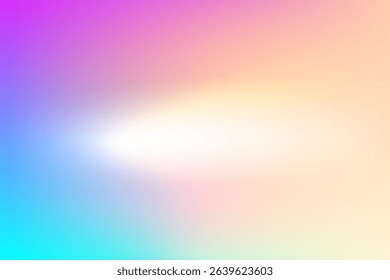Vibrant gradient color blending creating a smooth and seamless transition while radiating a bright glow.