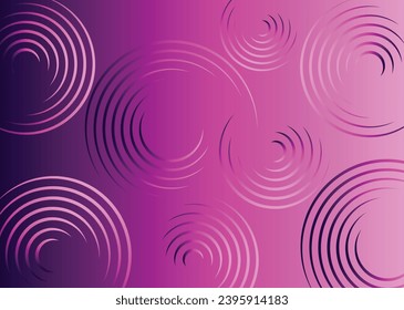 Vibrant Gradient Color Circle Background Design 