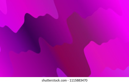 Vibrant gradient. Colorful geometric background. Wavy pattern. Fluid shapes composition. Minimal design. Vector illustration