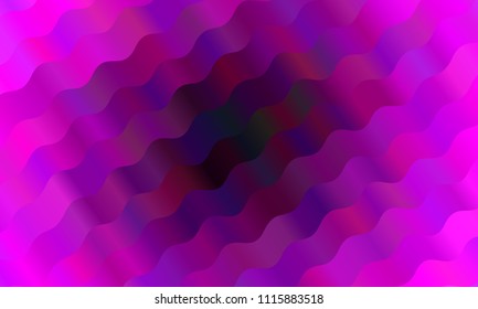 Vibrant gradient. Colorful geometric background. Wavy pattern. Fluid shapes composition. Minimal design. Vector illustration