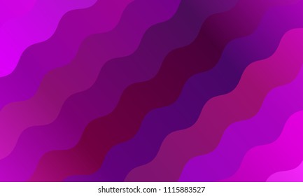 Vibrant gradient. Colorful geometric background. Wavy pattern. Fluid shapes composition. Minimal design. Vector illustration