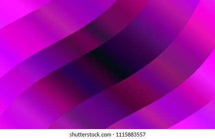 Vibrant gradient. Colorful geometric background. Wavy pattern. Fluid shapes composition. Minimal design. Vector illustration