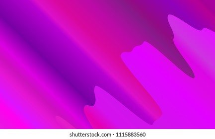 Vibrant gradient. Colorful geometric background. Wavy pattern. Fluid shapes composition. Minimal design. Vector illustration