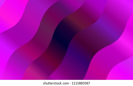 Vibrant gradient. Colorful geometric background. Wavy pattern. Fluid shapes composition. Minimal design. Vector illustration