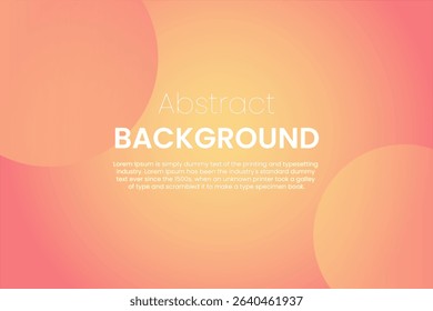 Vibrant gradient design inspired by sunset tones, transitioning from warm yellow to soft pink. Perfect for summer-themed visuals