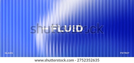 Vibrant gradient glass background. Neon ribbed template, fractal vertical glass effect. Retro aesthetic design.