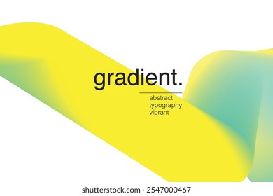Gradiente vibrante verde e amarelo Fundo com transição suave de cores amor fresco estético