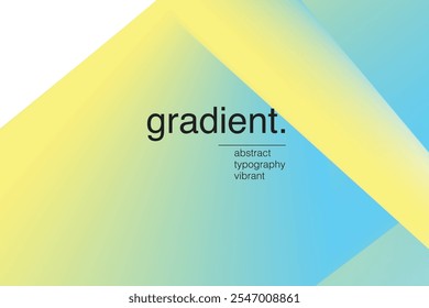 Vibrant Gradient green and yellow Background with and Smooth Transition of Colors white spase cool