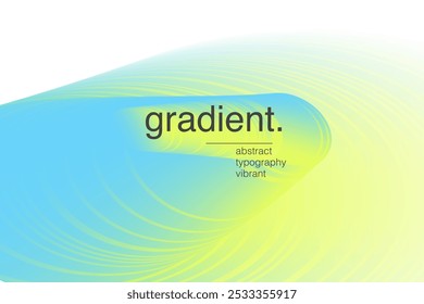 Vibrant Gradient green and yellowBackground with Smooth Transition of Colors