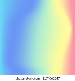 Vibrant gradient holographic texture. Vector illustration.