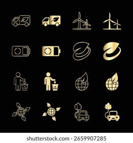 Paquete de iconos de degradado vibrante para Plantillas gráficas

