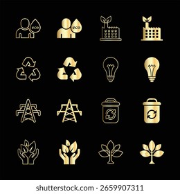Vibrant Gradient Icon Pack for Graphic Templates

