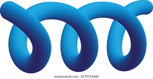 Vibrant Gradient Lines Wave and Flowing Abstract Ribbon in a Stunning Spiral Design