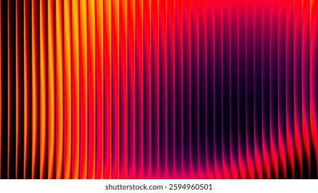 Vibrant gradient pattern with radiant fusion of warm and cool beauty intense colors. Minimalistic futuristic abstract background full of energy perfect for creative digital design. Vector illustration