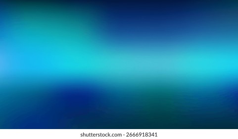 Un vibrante gradiente de turquesa y azul oscuro se mezcla a la perfección, creando un fondo suave y tranquilo con sutiles variaciones de tono y una atmósfera de profundidad serena